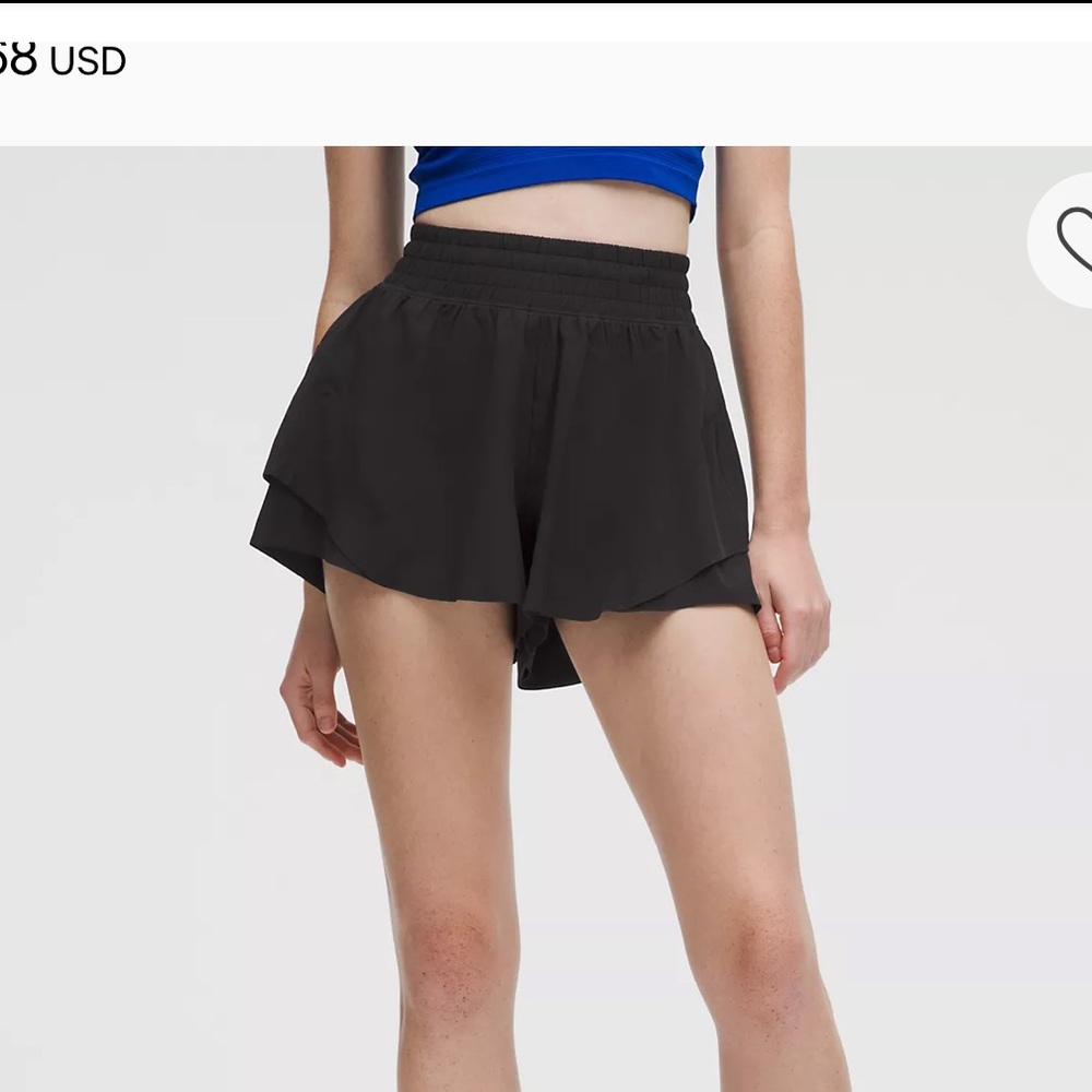 Shake It Out High-Rise Running Short 2.5" - Black